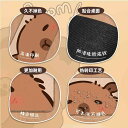 デスクマット カピバラ かわいい 手書き イラスト 大型 超大型 オフィス ゲーミング マウスパッド 滑り止め 極厚 ゴム製 デスク保護 テレワーク 勉強 事務 PC作業
