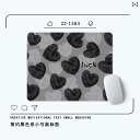 マウスパッド 女性用 レディース 小型 シンプル ブラック 黒 オフィス デスクワーク パソコン用 リストレスト付き 手首サポート 汚れにくい 撥水