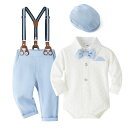 ベビー服 キッズ フォーマルスーツ セットアップ 男の子 女の子 紳士服 ロンパース カバーオール サロペット オーバーオール ジャケット フード付き 誕生日 ...