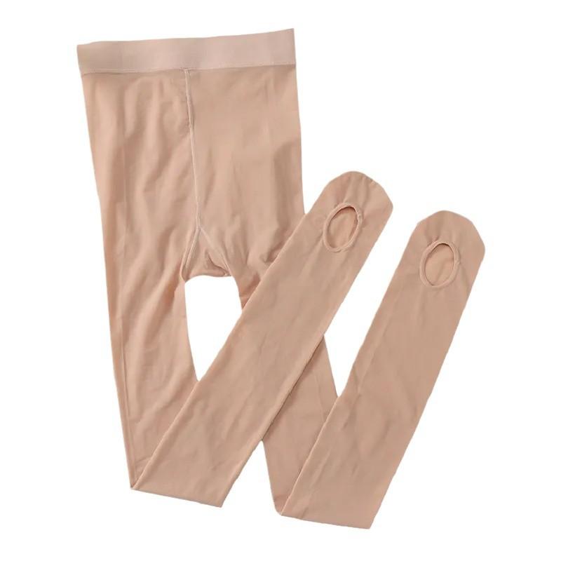 タイツ レディース ハイウエスト ヒップアップ 裏起毛 フェイク素肌 水光沢 秋冬 厚手 高弾力 美脚 足..