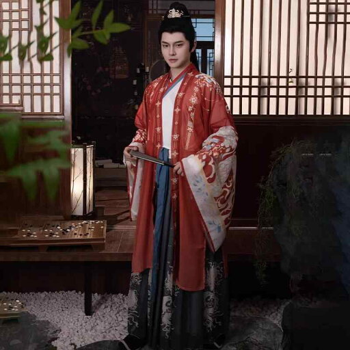 漢服 男女兼用 魏晋 中国風 伝統服飾 交領 斉腰 花柄 プリント ポリエステル 普段使い ステージ服 パフォーマンス イベント コスプレ 服装セット オールシーズン 多展開 漢服 男女兼用 魏晋 中国風 伝統服飾 交領 斉腰 花柄 プリント ポリエステル 普段使い ステージ服 パフォーマンス イベント コスプレ 服装セット オールシーズン 多展開