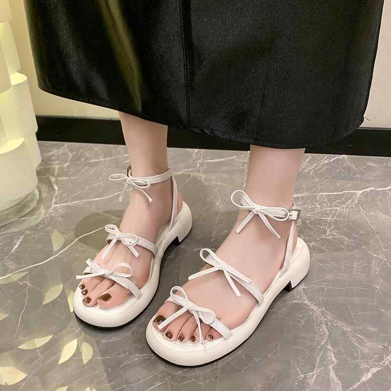 サンダル レディース 女性用 リボン オープントゥ アンクルストラップ ハイヒール 高ヒール 美脚 ファッション カジュアル 外履き ビーチ リゾート タウンユース お出かけ 普段使い PUレザー 合成皮革 ブラック シルバー ベージュ 春夏