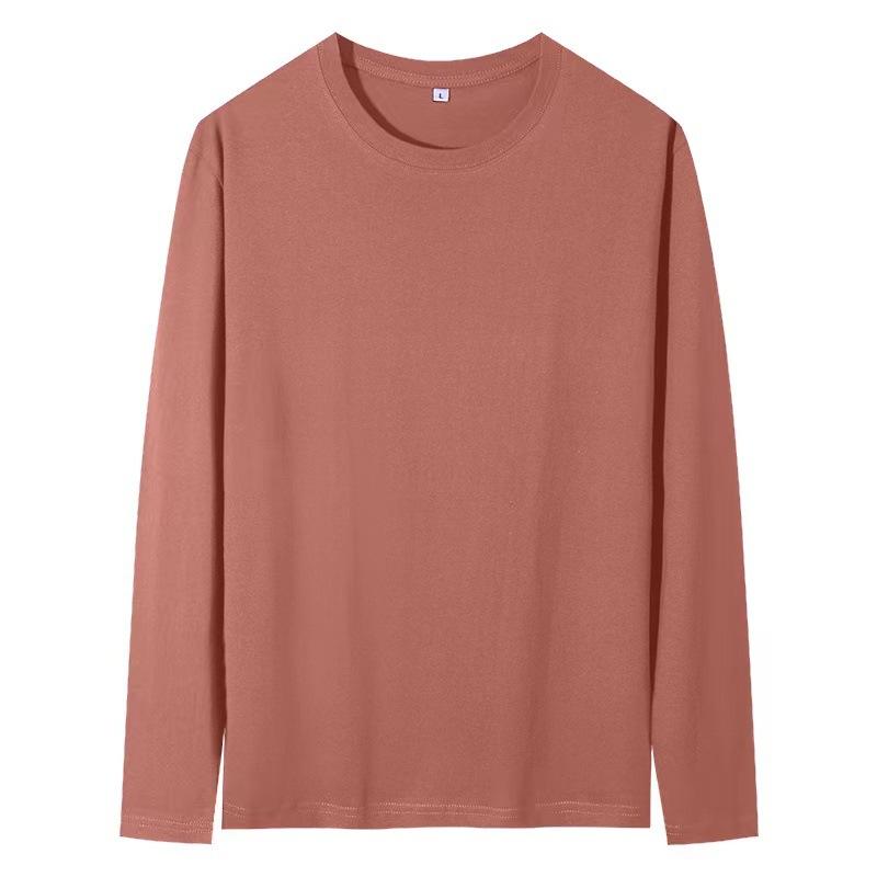 Tシャツ メンズ 男性用 長袖 ロングスリーブ クルーネック 丸首 無地 ソリッドカラー シンプル ベーシック コットン 綿混 柔らか ゆったり オーバーサイズ 大きいサイズ ビッグシルエット 快適 リラックス 形態安定 カジュアル トップス