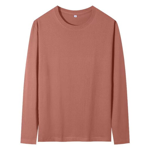 Tシャツ メンズ 男性用 長袖 ロングスリーブ クルーネック 丸首 無地 ソリッドカラー シンプル ベーシック コットン 綿混 柔らか ゆったり オーバーサイズ 大きいサイズ ビッグシルエット 快適 リラックス 形態安定 カジュアル トップス