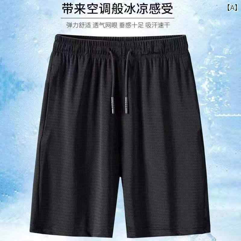 ショートパンツ メンズ 接触冷感 迷彩 メッシュ 通気性 速乾 薄手 ゆったり ルーズフィット 大きいサイズ 五分丈 ストレート ポリエステル 化繊混紡 スポーツ カジュアル 普段使い アウトドア 春夏