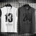 スポーツベスト メンズ 男性用 バスケウェア ユニフォーム ノースリーブTシャツ タンクトップ ポリエステル 再生繊維 カジュアル スポーツ 普段使い 薄手 速乾 吸汗 春夏