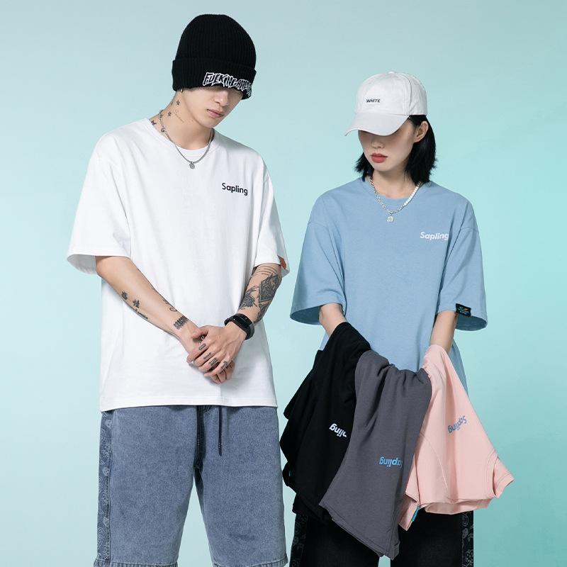 Tシャツ メンズ 男性用 夏 半袖 ベーシック プリント 袖ワンポイント クルーネック ゆったり オーバー..