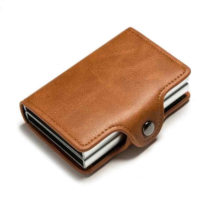 カードケース レディース ダブル クレジットカードケース 大容量 アルミ製 多機能 ワンタッチ 自動排出..