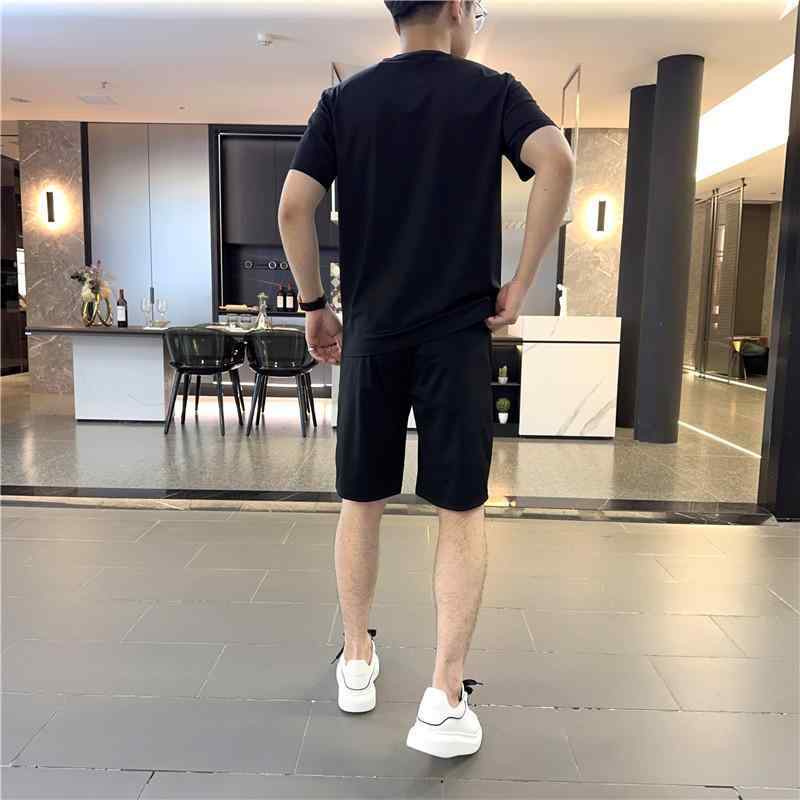 セットアップ メンズ 男性用 カジュアルスポーツウェア 上下セット 半袖Tシャツ ショートパンツ ハーフパンツ ナイロン素材 快適 通気性 普段使い ルームウェア