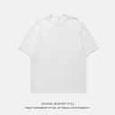 Tシャツ メンズ 男性用 半袖 綿 コットン 無地 クルーネック 丸首 ゆったり オーバーサイズ ルーズフィット 春夏 ベーシック 定番 普段着 カジュアル 男女兼用 ユニセックス カップル ペアルック トップス