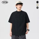 Tシャツ メンズ ヘンリーネック 半袖 ビッグシルエット ゆったり 薄手 軽量 通気性 ポリエステル 春夏 普段使い カジュアル ストリート系 ブラック ダークグレー ベージュ