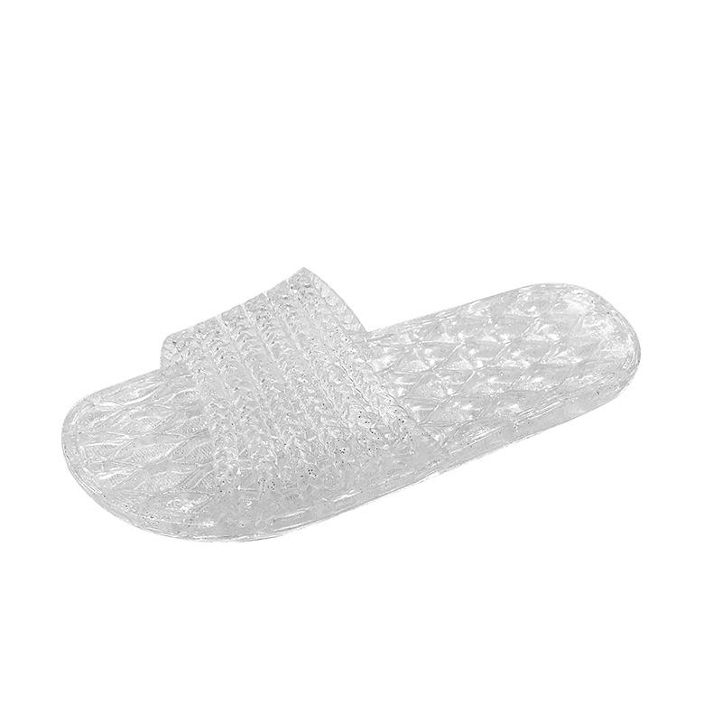 サンダル レディース 春夏 ラメ グリッター クリア素材 室内履き 部屋履き シャワーサンダル バスルー..