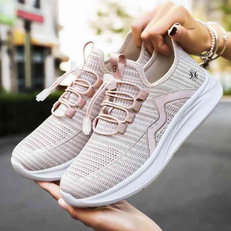 シューズ レディース 女性用 春夏秋 軽量 ソフトクッション 通気性 メッシュ カジュアル スリッポン ラ..