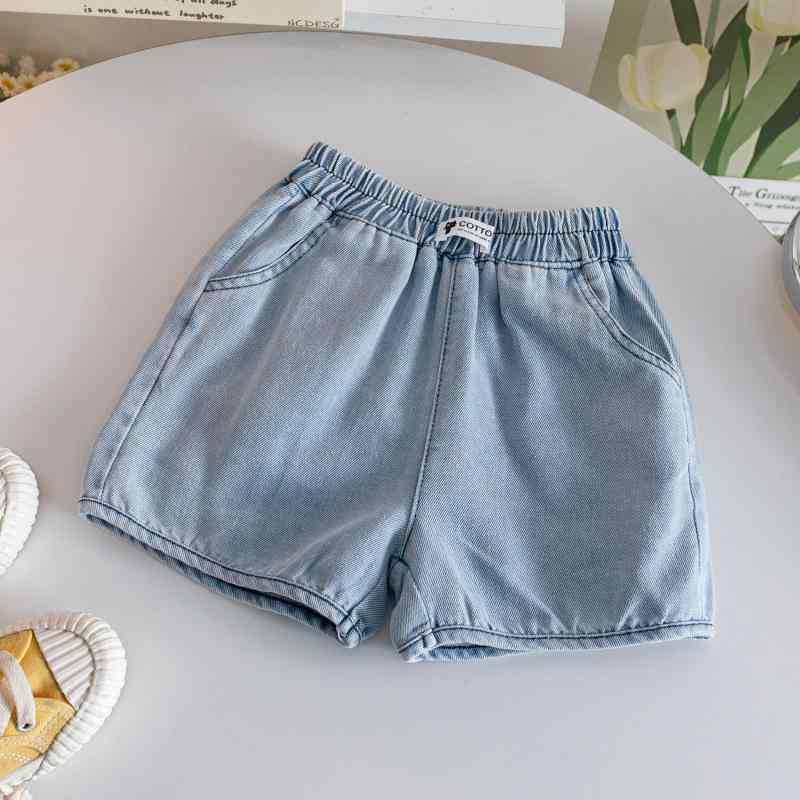 ショートパンツ 女の子 キッズ 子供用 デニムパンツ 綿 コットン 韓国 おしゃれ カジュアル ゆったり ..