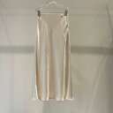 スカート レディース ハイウエスト ミディ丈 マーメイドスカート 上品 エレガント きれいめ 通勤 オフィス 着回し 無地 切り替え ポリエステル 秋 クリーム ベージュ