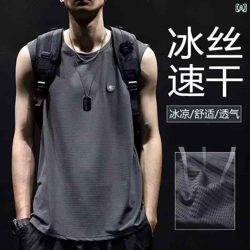 タンクトップ レディース 女性用 メッシュ ノースリーブ 吸湿速乾 接触冷感 伸縮性 通気性 エレガント きれいめ カジュアル 春夏 黒 白 ダークグレー ライトグレー