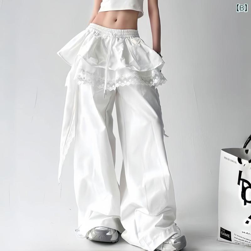 キッズ 女の子 ジャズダンス ダンスウェア ドーパミンコーデ レイヤード風 カーゴ 長ズボン 速乾 小中学生 ジュニア 春夏