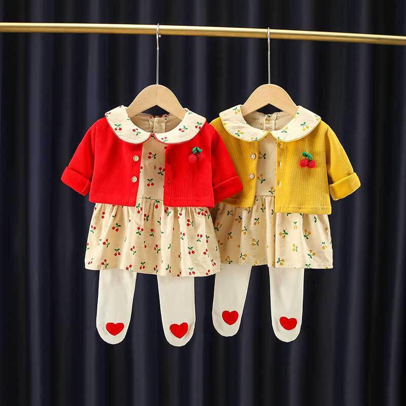 ベビー服 女の子 新生児 0歳 1歳 ロンパース カバーオール ボディスーツ 秋冬 長袖 長ズボン パンツ 3..