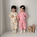 キッズ 男の子 女の子 韓国 春夏秋 にんじん うさぎ プリント かわいい 長袖 トレーナー スウェット 綿 コットン 柔らかい 肌触り クルーネック 長ズボン セットアップ オフホワイト ピンク 普段着