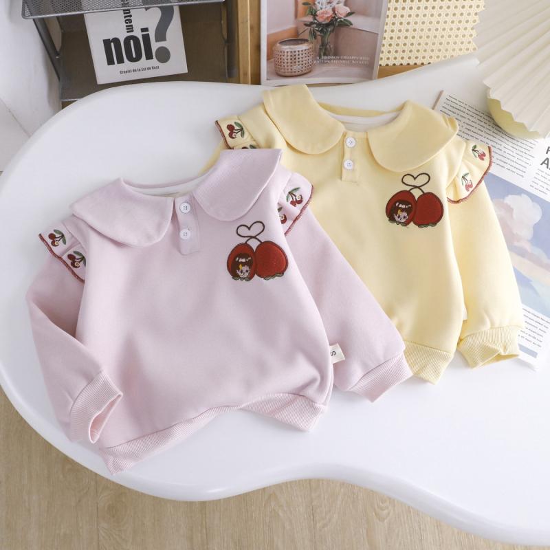 スウェット 女の子 キッズ 秋冬 裏起毛 厚手 綿 もこもこ フリース あったか 防寒 保温 トップス おし..