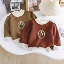 トレーナー キッズ 女の子 裏起毛 スウェット 秋冬 厚手 綿混 暖かい 防寒 韓国 花柄刺繍 ハイネック おしゃれ かわいい 普段使い