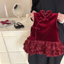 チャイナドレス ワンピース キッズ 女の子 ベビー 子供服 おしゃれ 裏起毛 厚手 ポリエステル バラ柄レース 中国風 ジャンパースカート お正月 新年 記念日 お呼ばれ パーティー フォーマル 赤 レッド 秋冬 防寒 あったか