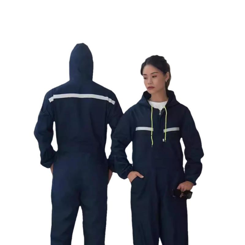 つなぎ 男女兼用 防汚 耐久性 防塵 整備士 自動車整備 機械修理 塗装作業 農業 畜産 ワークウェア 作業着 綿素材 オールインワン カバーオール