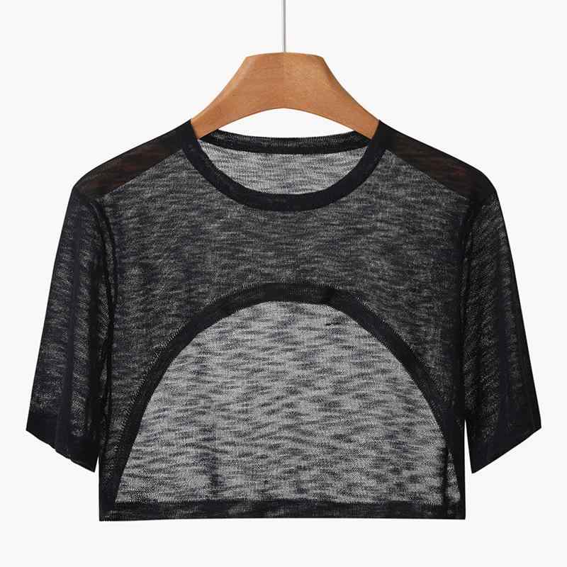 ニットトップス レディース 竹繊維麻 クルーネック 半袖 プルオーバー ゆったり オーバーサイズ ショート丈 UVカット 紫外線対策 日焼け防止 薄手 カジュアル 春夏 通勤 普段使い