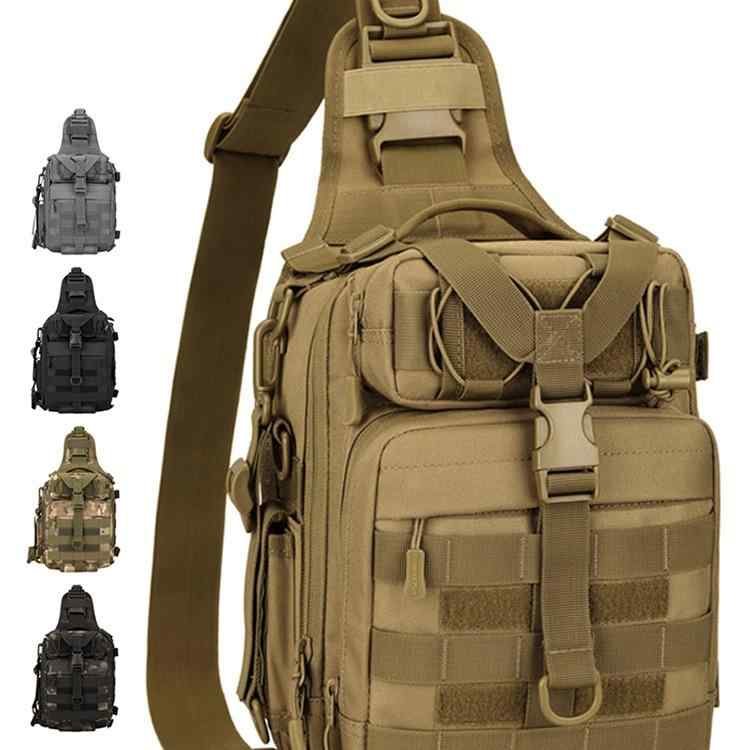 メンズ バッグ 多機能 ショルダー 斜め掛け ウエスト ボディ リュック バックパック 釣り ルアー フィッシング タクティカル チェスト オックスフォード 撥水 アウトドア レジャー 旅行 普段使い
