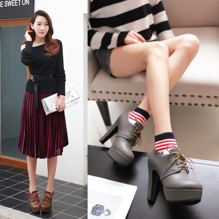 パンプス レディース 女性用 春秋 ストラップ メリージェーン ラウンドトゥ 大きいサイズ チャンキーヒール 太ヒール ハイヒール ストーム 厚底 ロリータ パーティー フォーマル PUレザー 黄 黒 グレー