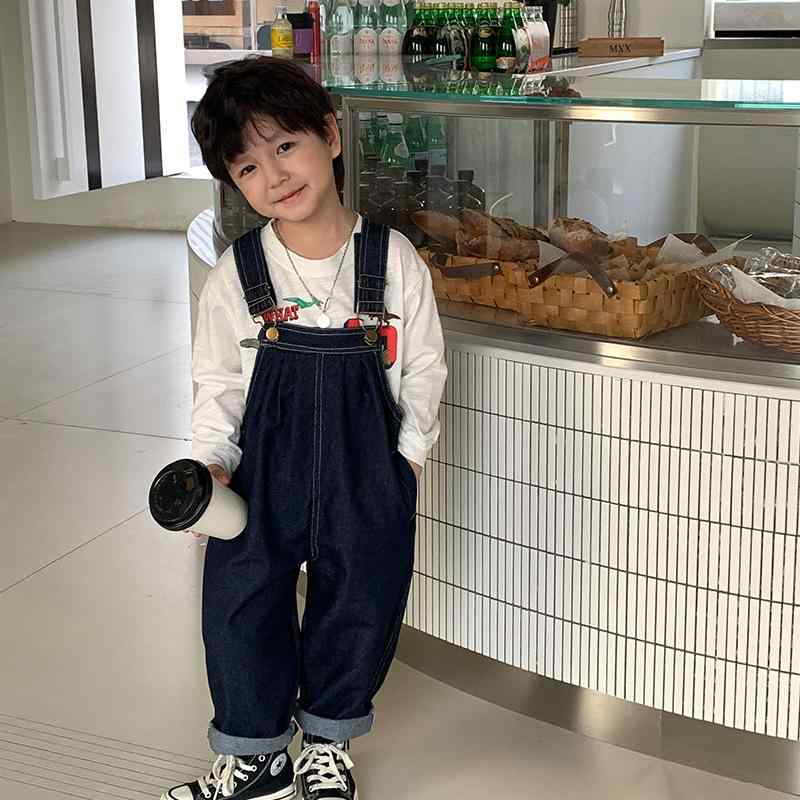 オーバーオール キッズ 男の子 女の子 デニム ゆったり カジュアルパンツ 韓国ファッション おしゃれ ..