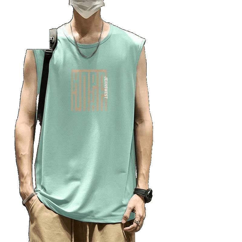 タンクトップ メンズ 高級感 夏 接触冷感 吸湿速乾 通気性 メッシュ スポーツ トレーニング ランニング..