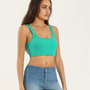 スポーツブラ レディース Uバック スクエアネック リブ ショート丈 ヨガ フィットネス ジム トレーニング ランニング 高伸縮性 ストレッチ 吸湿速乾 快適 ...