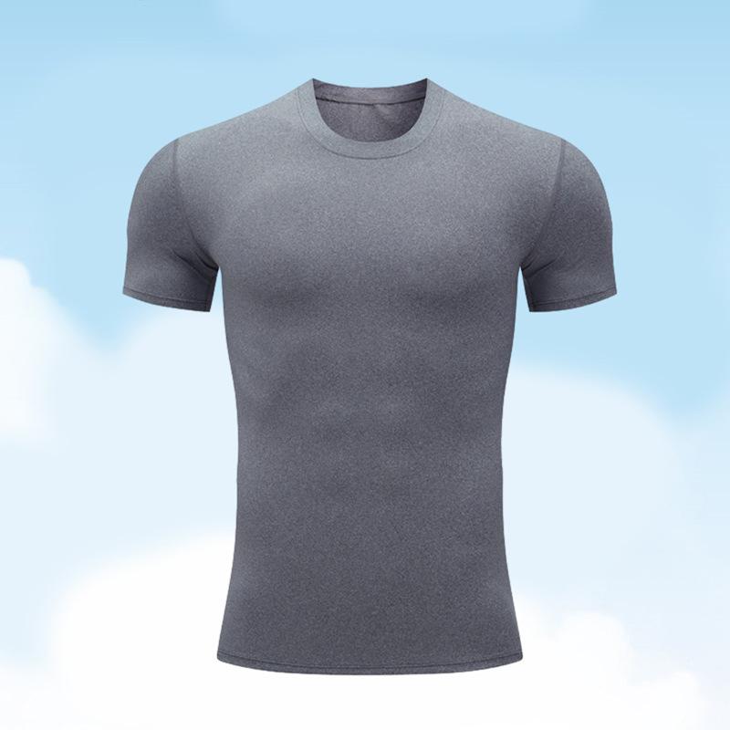 Tシャツ メンズ 半袖 コンプレッション タイトフィット 吸湿速乾 伸縮性 ランニング バスケットボール ..