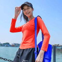 Tシャツ レディース 長袖 ナイロン 吸湿速乾 通気性 スポーツ マラソン ランニング ジョギング 陸上競技 アウトドア クルーネック チームウェア 春秋 スポーツカジュアル アクティブウェア 軽量 快適