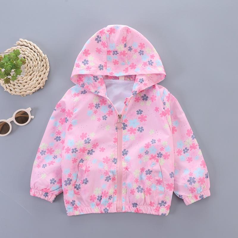 ジャケット 女の子 ガールズ キッズ 子供服 幼児 小学生 長袖 ジップアップ ブルゾン ウインドブレーカ..