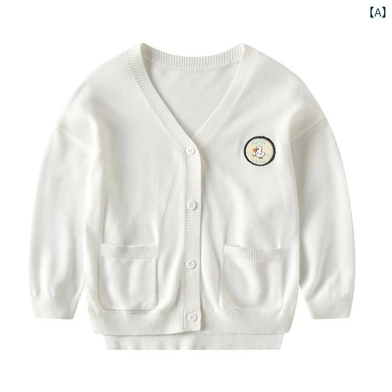 ニットカーディガン キッズ ベビー 男女兼用 長袖 薄手 春夏 接触冷感 UVカット 羽織り 日焼け対策 冷..