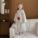 キッズ 女の子 セットアップ 春秋 韓国 スウェット トレーナー 長袖 アルファベット柄 ロゴプリント スカート カジュアル 2点セット 綿混 ソフトタッチ ミ...