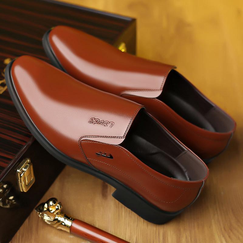 ローファー メンズ 本革 牛革 シークレットヒール スリッポン ポインテッドトゥ ビジネス フォーマル 通勤 オフィス カジュアル おしゃれ 紳士靴 耐摩耗 ブラック ブラウン