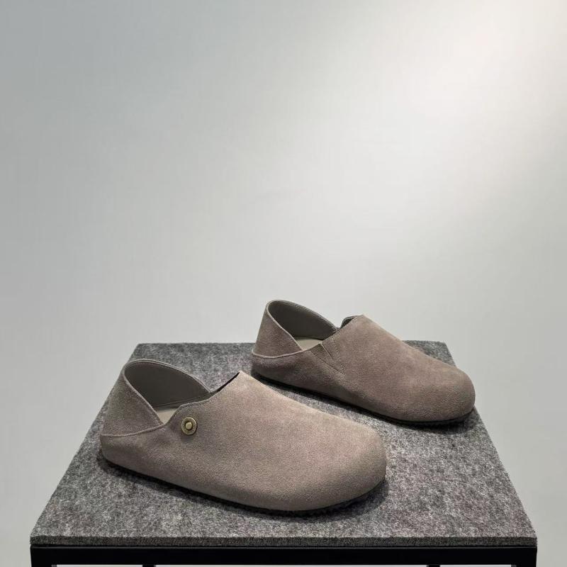 スリッポンシューズ メンズ 男性用 2WAY ミュール サンダル スリッパ ローカット フラット底 PUレザー 通気性 軽量 柔らかな履き心地 普段使い 春夏 ブラック グレー キャメル