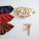 スカートパンツ ベビー 女の子 ティアード 綿 薄手 ショート丈 お出かけ 普段使い ウエストゴム 柔らかい肌触り 春夏 スカパン キュロット かわいい 無地