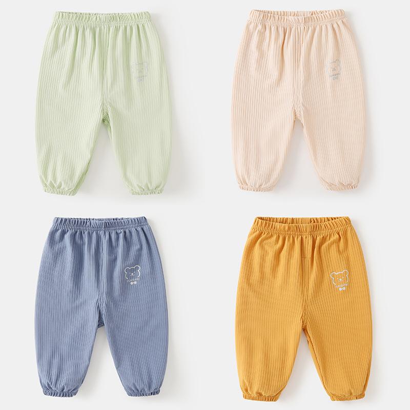 ロングパンツ ベビー キッズ 男の子 女の子 男女兼用 幼児 防蚊 春夏 カジュアル 普段使い 部屋着 お出..