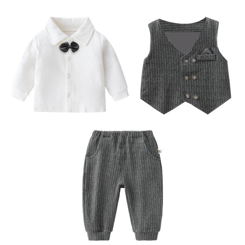 ベビー 男の子 スーツ 1歳 2歳 3歳 誕生日 結婚式 お宮参り フォーマルウェア セレモニースーツ イギリ..