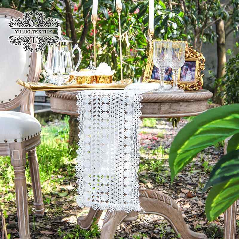 テーブルランナー レース フレンチ アメリカンレトロ 北欧 モダンシンプル ヨーロピアン 軽高級感 ダイ..
