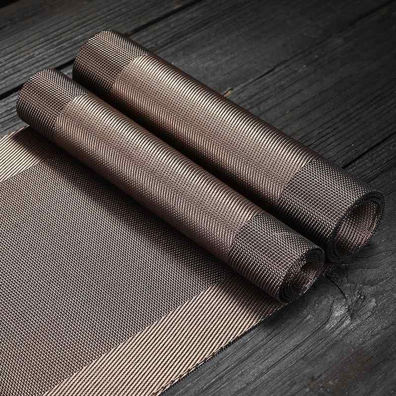 テーブルランナー PVC 35cm幅 長方形 断熱シート 家庭用 和モダン シンプル おしゃれ 無地 ダイニング..