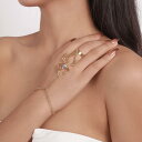 アクセサリー 男女兼用 蜘蛛 蠍 モチーフ 指輪一体型 ブレスレット ゴシック レトロ ヴィンテージ風 個性的 パンク ロック 存在感 亜鉛合金 電気メッキ加工