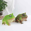 置物 リアル 樹脂製 ツノガエル カエル オブジェ 大型 屋外 庭 ガーデン 室内 卓上 インテリア雑貨 アートデコレーション 精巧な模型 飾り グリーン 模様入り(3)