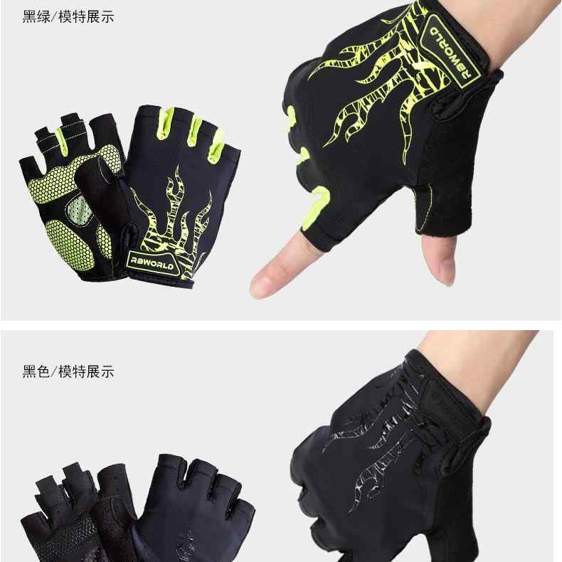 サイクリンググローブ 男女兼用 指なし ハーフフィンガー 自転車 マウンテンバイク ロードバイク シリ..