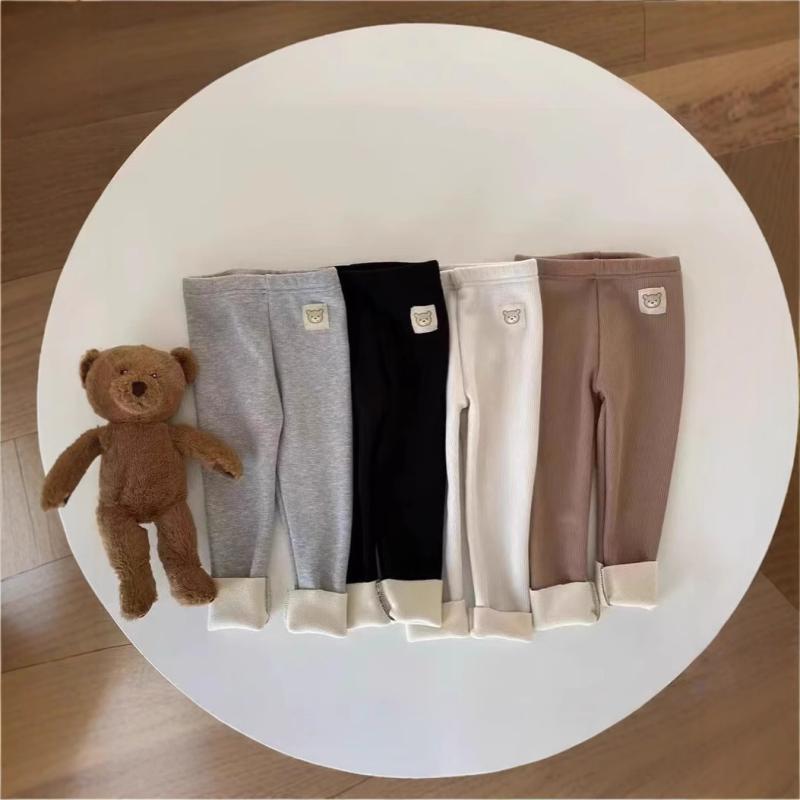 レギンスパンツ ベビー キッズ 男の子 女の子 秋冬 フリース裏地 暖か 防寒 スキニー 伸縮性 ストレッ..