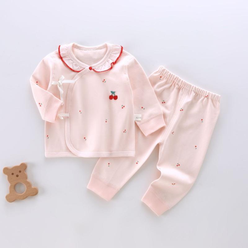 ベビー服 新生児 乳幼児 肌着 インナー パジャマ ルームウェア 無縫製 縫い目なし 上下セット 2点セッ..